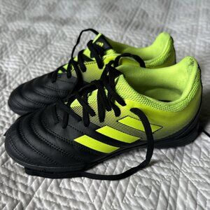 Adidas Copa Neon Green & Black Indoor Turf Soccer Shoes Size 2